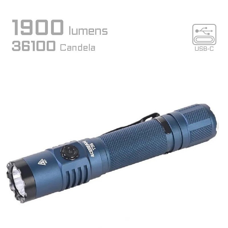 AceBeam Latarka T35 Blue 1900 lm USB-C