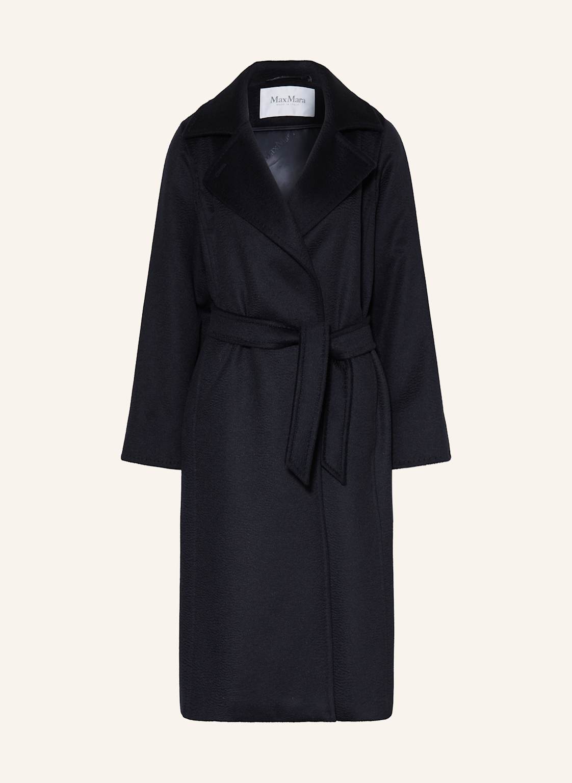 Max Mara Płaszcz Z Wielbłądziej Sierści Manuela blau
