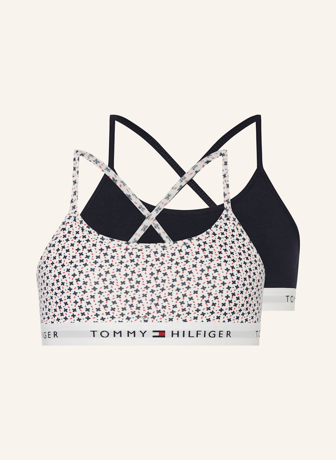 Tommy Hilfiger Biustonosz Bustier, 2 Szt. grau