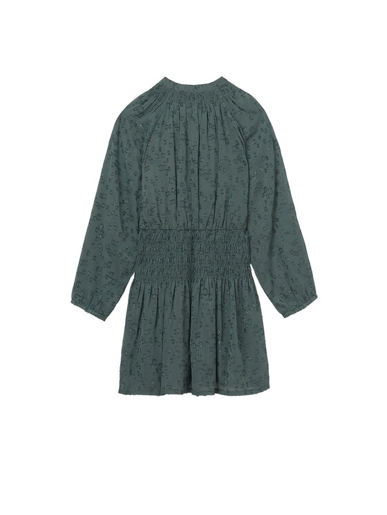 Mayoral Sukienka codzienna 7909 Zielony Regular Fit