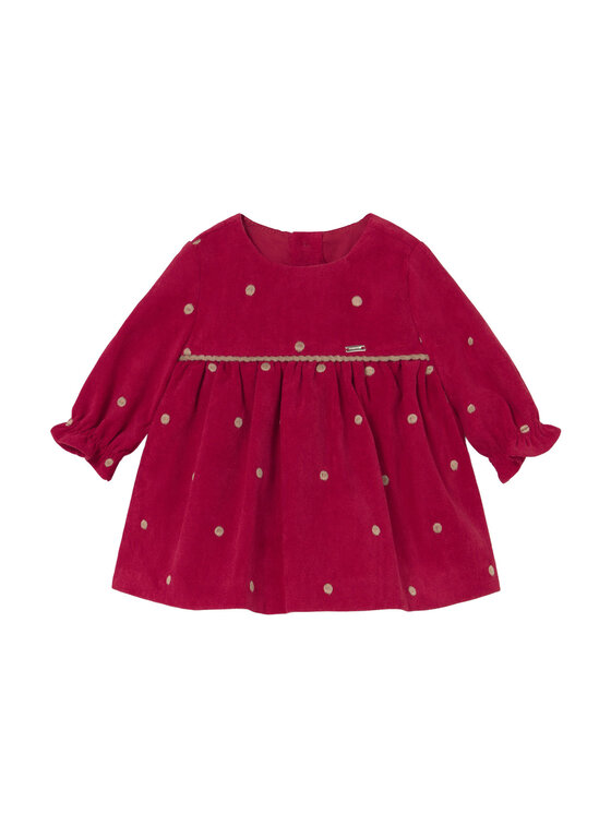 Mayoral Sukienka codzienna 2820 Czerwony Regular Fit