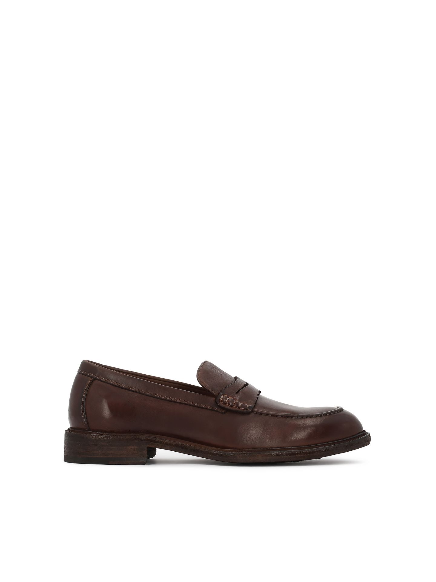 Eleganckie skórzane loafersy - 46