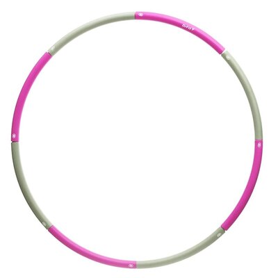 Hula hop DRFIT DF HP-003-4 Szaro-różowy