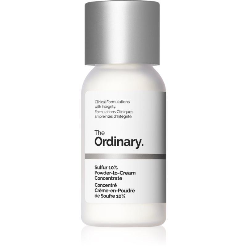 The Ordinary Sulfur 10% Powder-to-Cream Concentrate antytrądzikowa pielęgnacja punktowa 5 g
