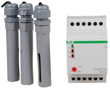 Przekaźnik kontroli poziomu wody deszczowej dwu stanowy PZ-829RC-WD