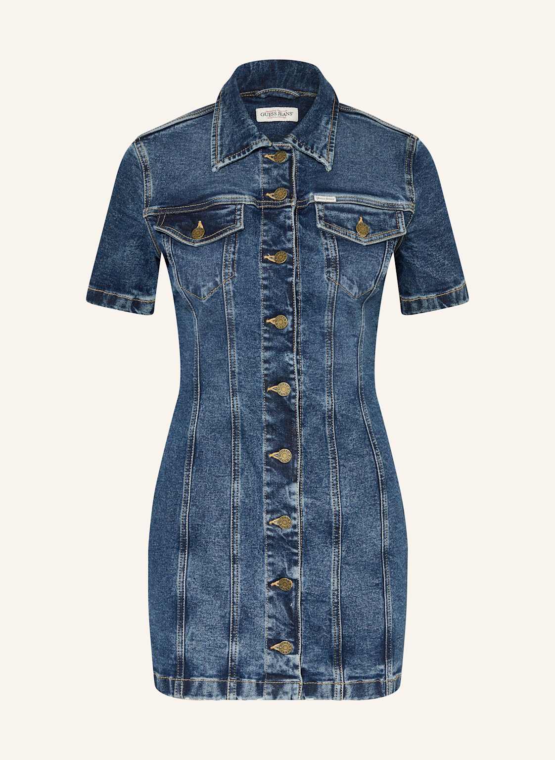 Guess Jeans Sukienka Jeansowa blau