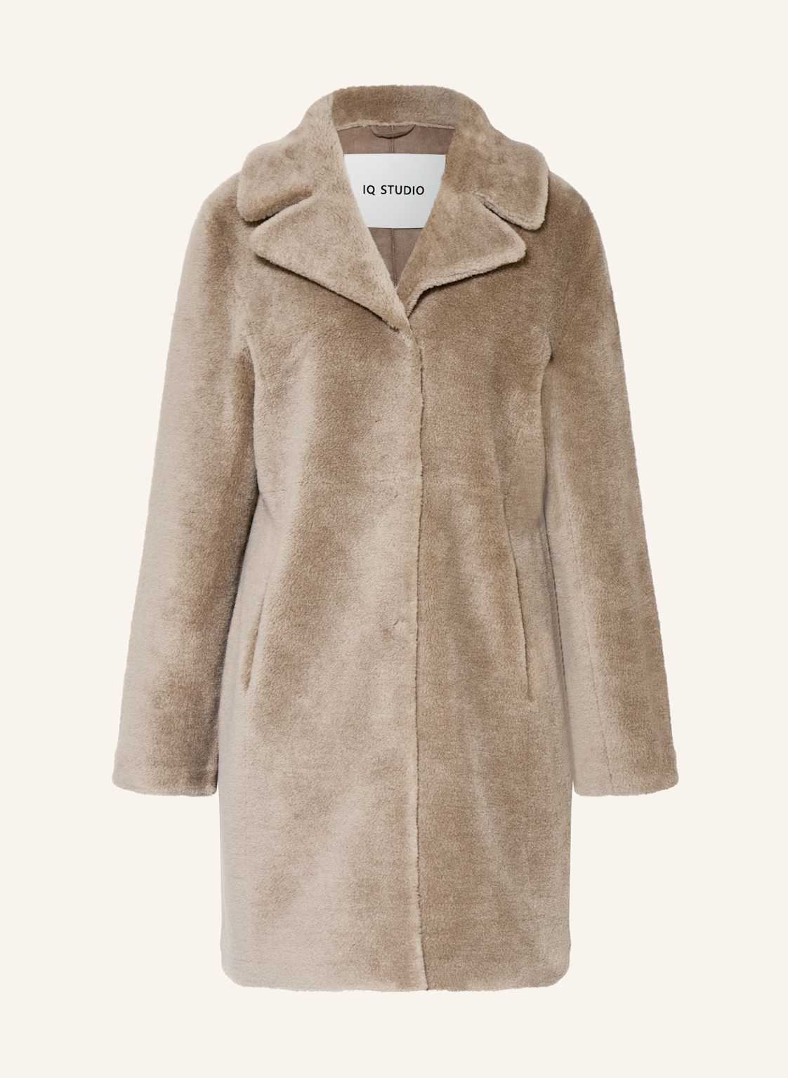 Iq Studio Płaszcz Wełniany beige
