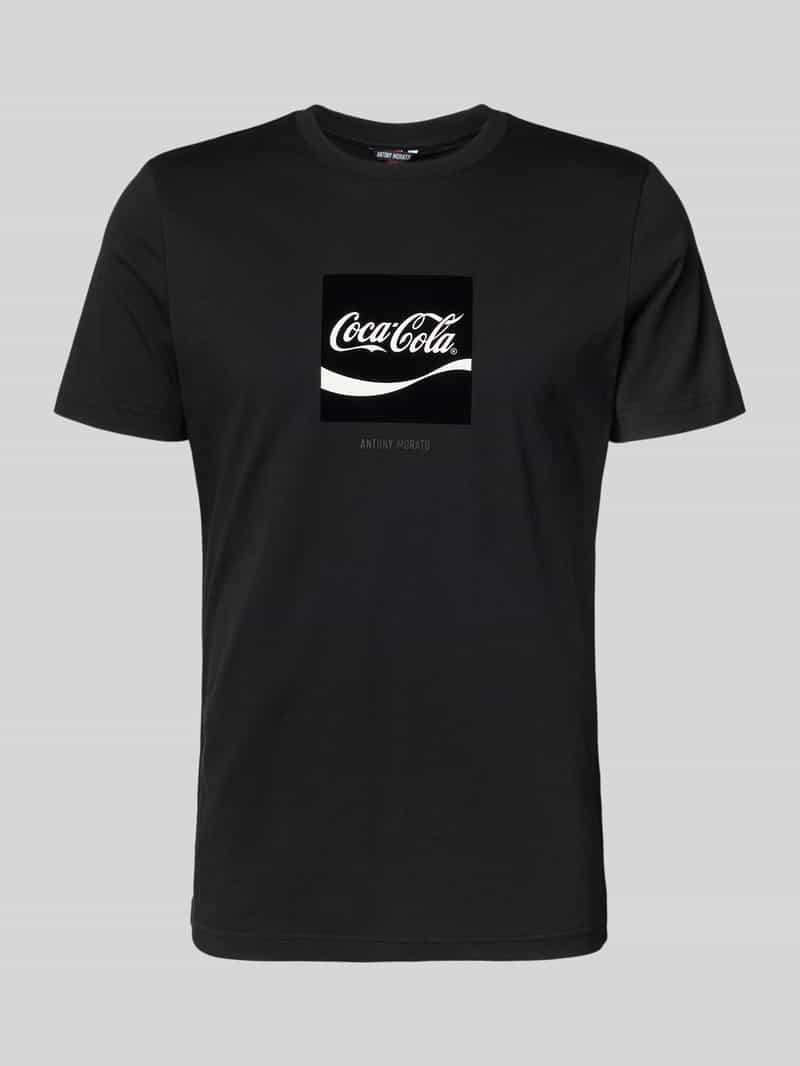 T-shirt z nadrukiem z logo
