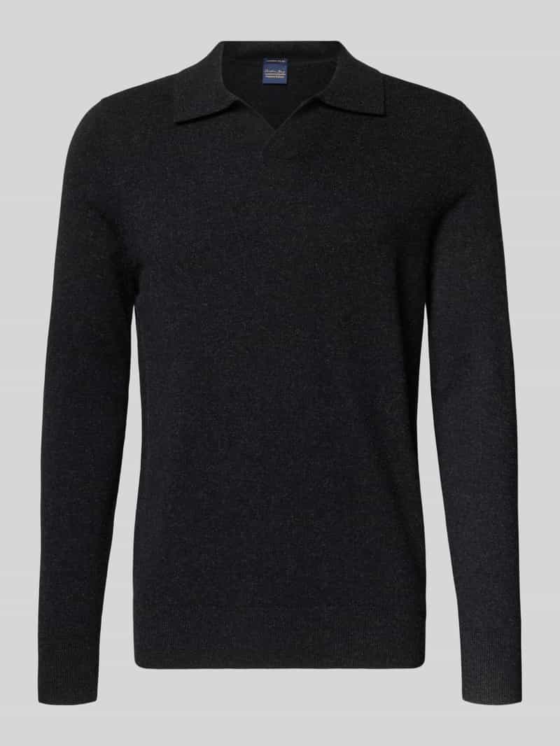Sweter z dzianiny z czystego kaszmiru