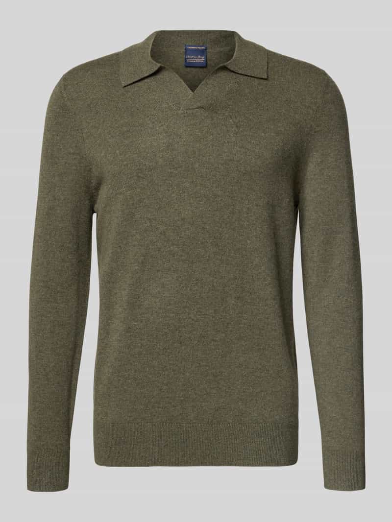 Sweter z dzianiny z czystego kaszmiru