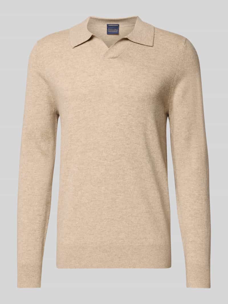 Sweter z dzianiny z czystego kaszmiru