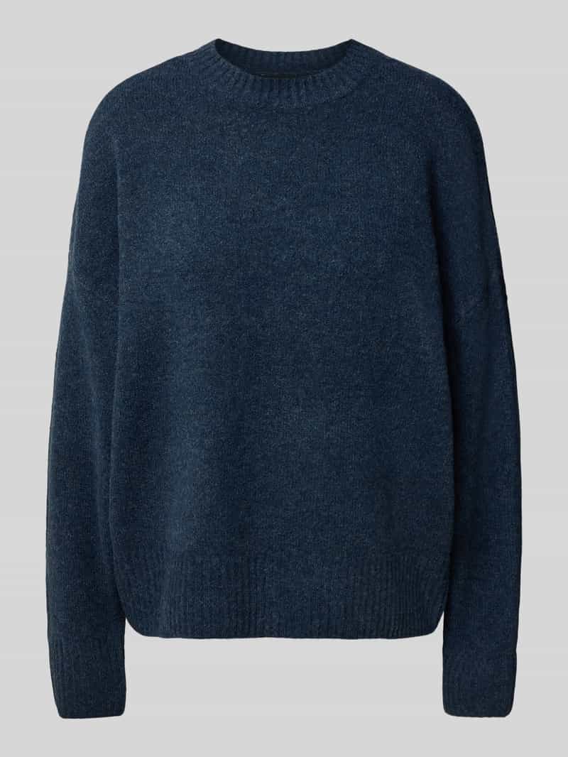 Sweter o kroju relaxed fit z dodatkiem wełny model ‘BOOM’