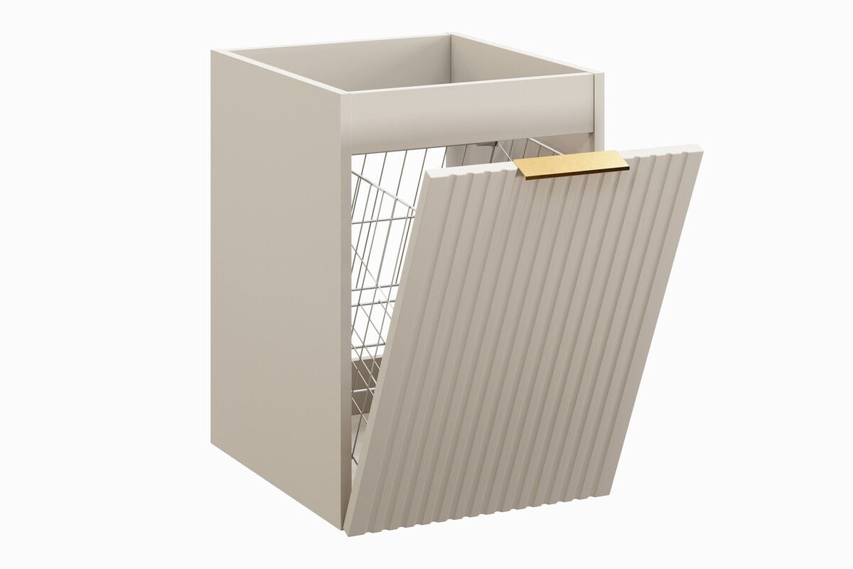 Szafka pod umywalkę z koszem na pranie Comad Adel 40 cm kaszmir mat 81-40-1DK