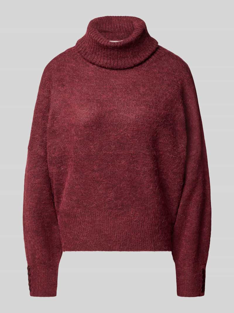 Sweter o kroju regular fit z dzianiny z dodatkiem wełny z alpaki model ‘IHKAMARA’