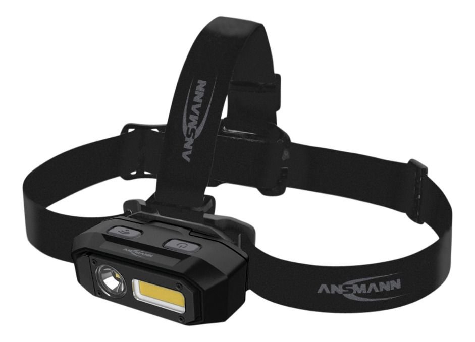 Ansmann Latarka czołowa LED HD800RS, 800lm, aku