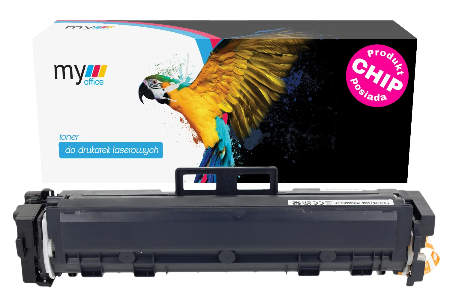 Toner W2030A BK (415A) z CHIPem do HP certyfikowany zamiennik marki My Office z dożywotnią gwarancją