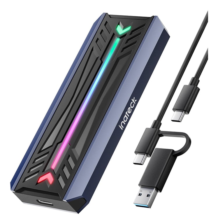 Inateck FE2024 Obudowa SSD Czarny, Szary M.2 FE2024_BLACK GRAY