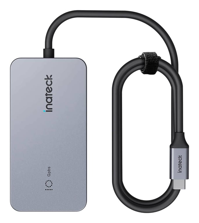 Inateck HB2027 USB 3.2 Gen 2 (3.1 Gen 2) Type-C 10000 Mbit/s Szary HB2027_DARK GRAY
