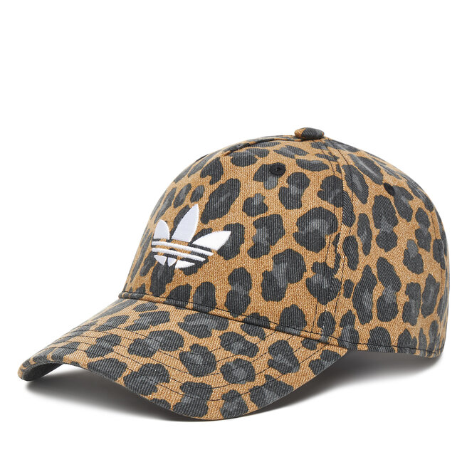 Czapka z daszkiem adidas Leopard JW8034 Brązowy