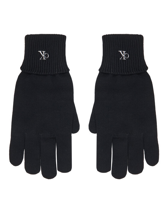 Calvin Klein Rękawiczki Damskie LV14D8019G Czarny