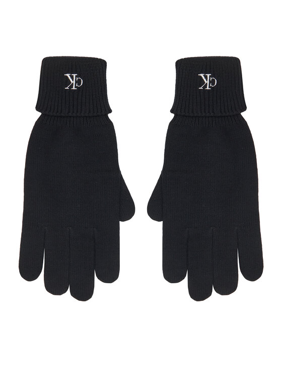 Calvin Klein Rękawiczki Damskie LV14F8021G Czarny