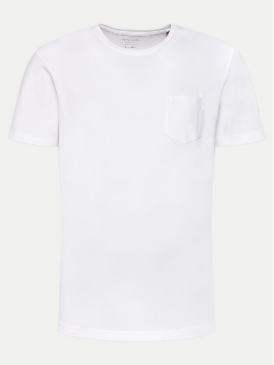 Pierre Cardin T-Shirt C5 21020.2079 Biały Regular Fit