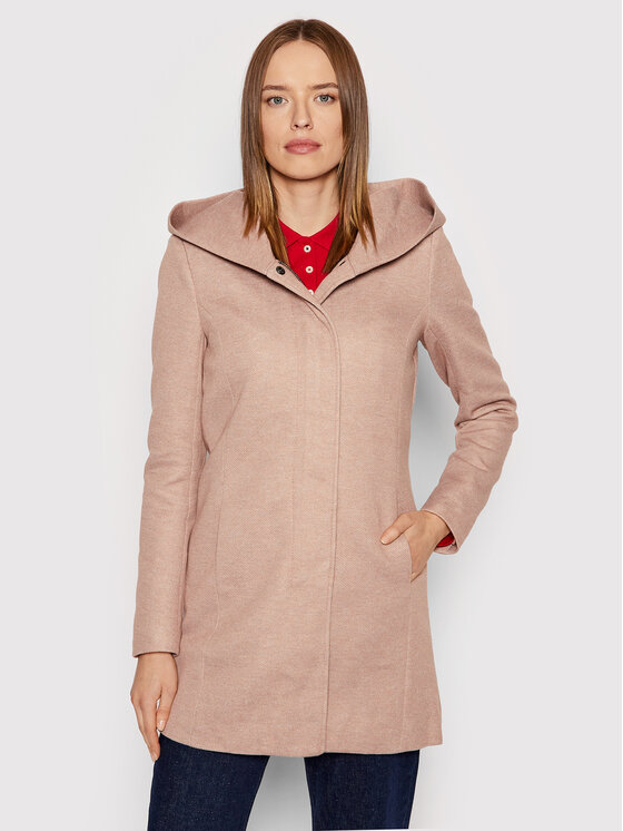 ONLY Płaszcz przejściowy Sedona 15142911 Różowy Regular Fit
