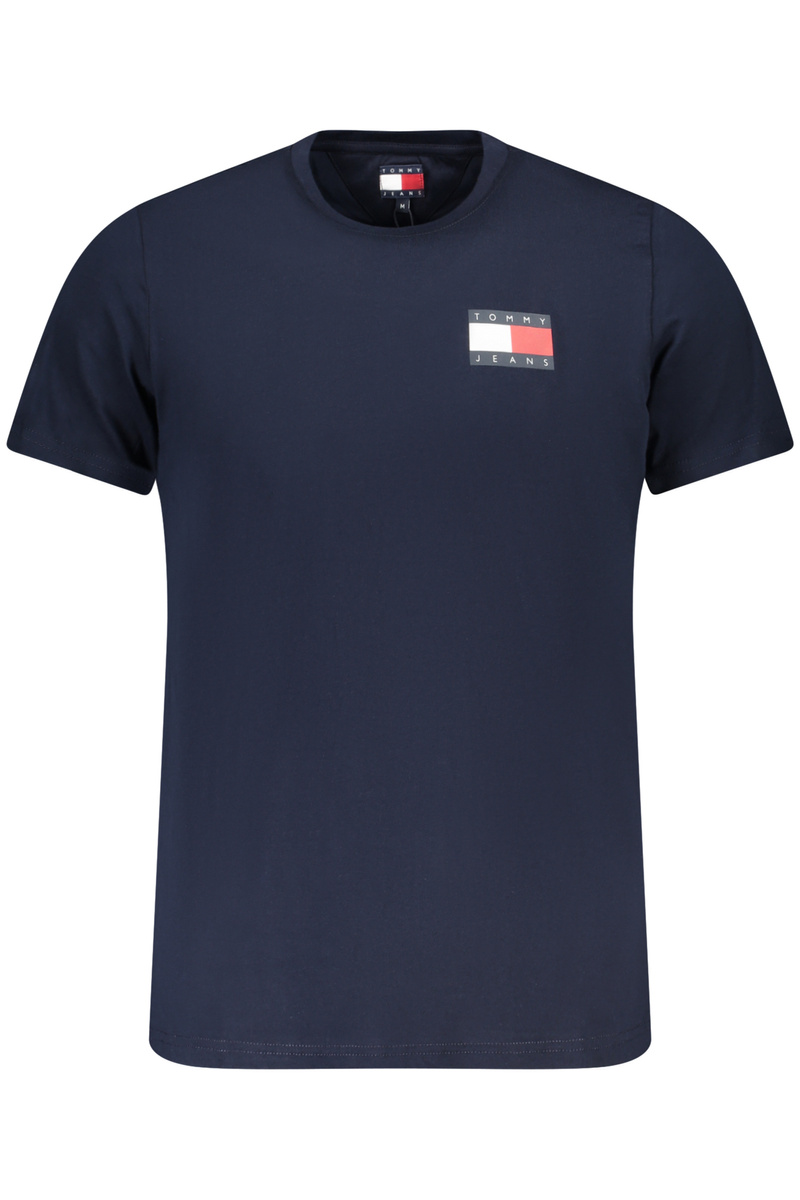 TOMMY HILFIGER MĘSKA KOSZULKA Z KRÓTKIM RĘKAWEM NIEBIESKA