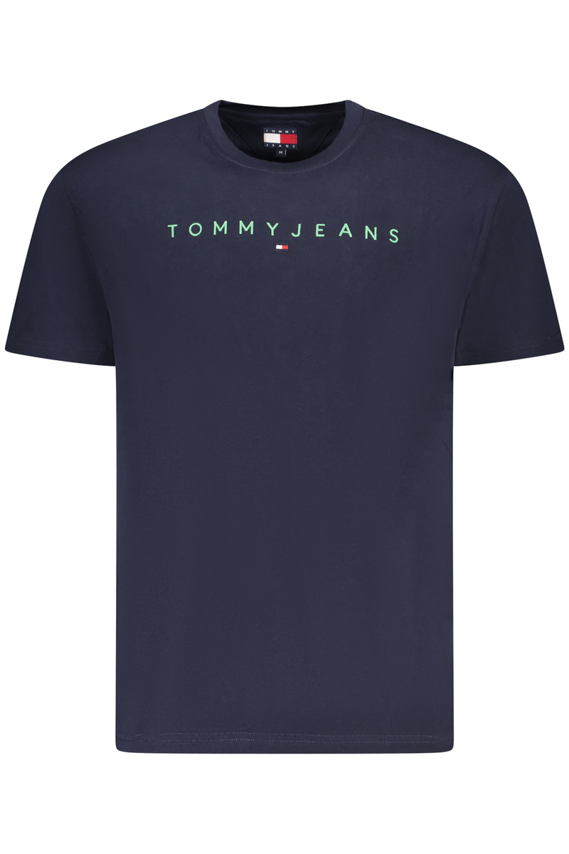 TOMMY HILFIGER MĘSKA KOSZULKA Z KRÓTKIM RĘKAWEM NIEBIESKA
