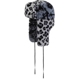 Czapka Pilotka Wild Fake Fur by Kangol, szary, L (58-59 cm)