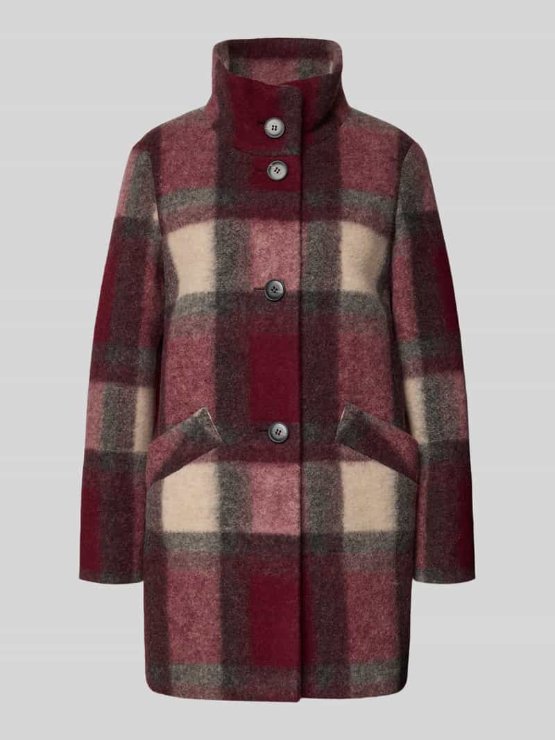 Kurtka ze stójką i listwą guzikową