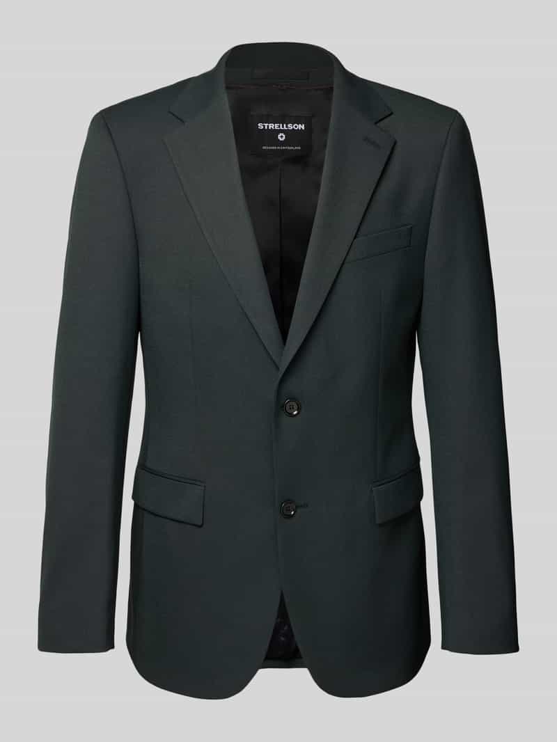 Marynarka do garnituru o kroju slim fit z dodatkiem wełny model ‘ALZER 3’