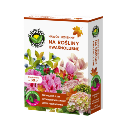 Nawóz na rośliny kwaśnolubne jesienny karton 1 kg Ogród Start
