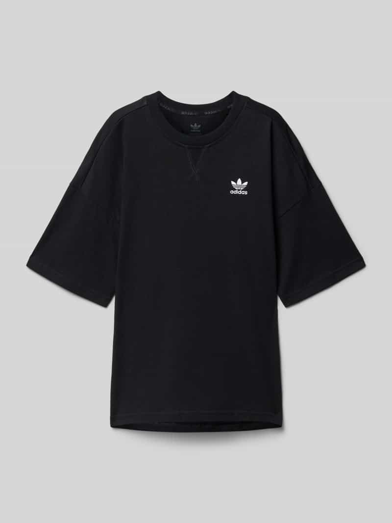 T-shirt z wyhaftowanym logo