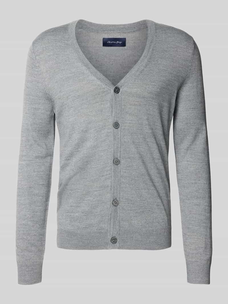 Kurtka z dzianiny z dekoltem w serek