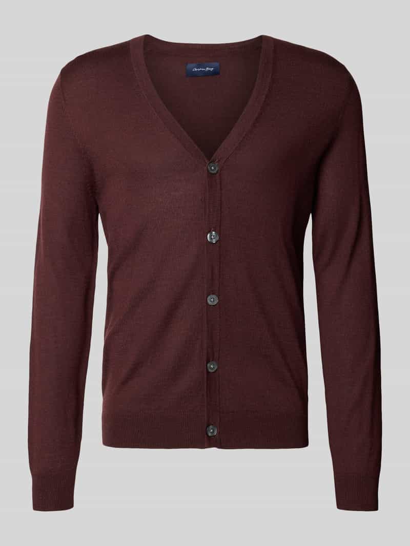 Kurtka z dzianiny z dekoltem w serek