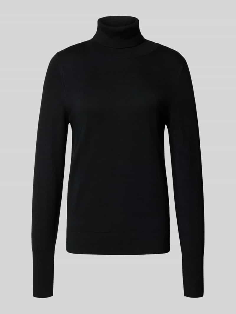 Golf o kroju regular fit z imitacji dzianiny