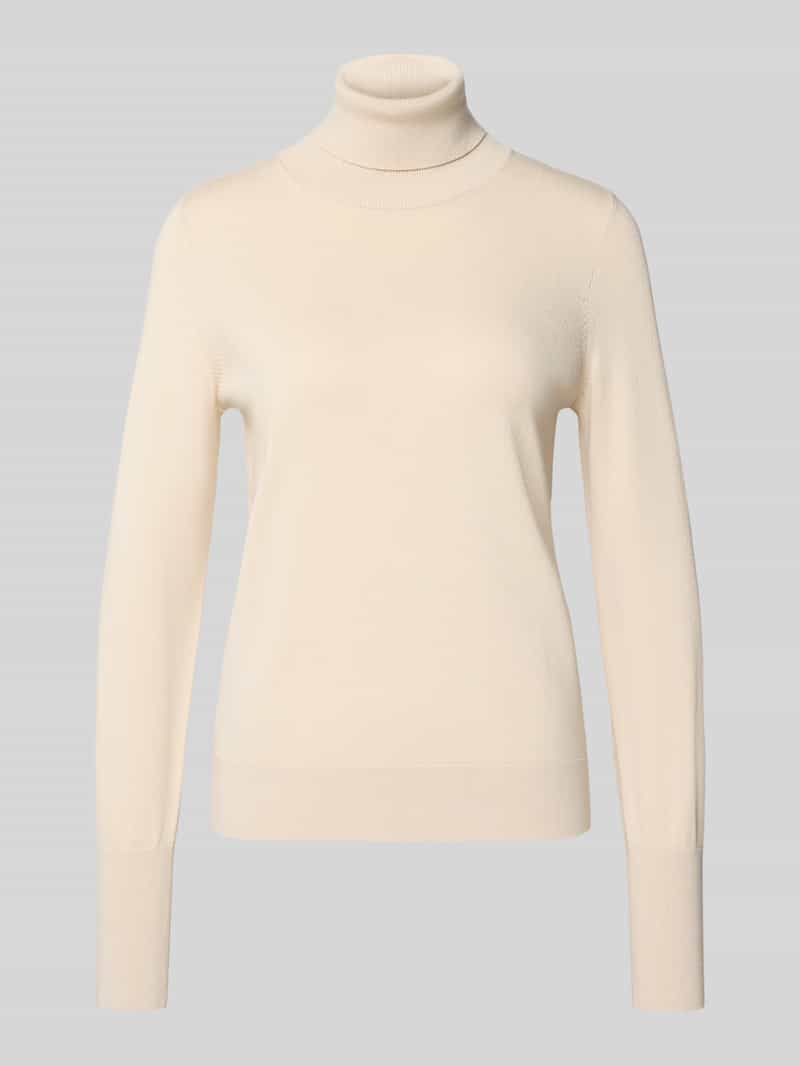 Golf o kroju regular fit z imitacji dzianiny