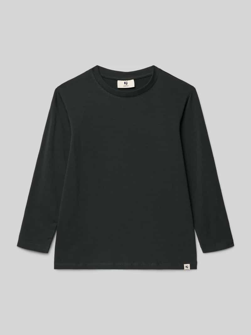 Bluzka z długim rękawem i detalem z logo