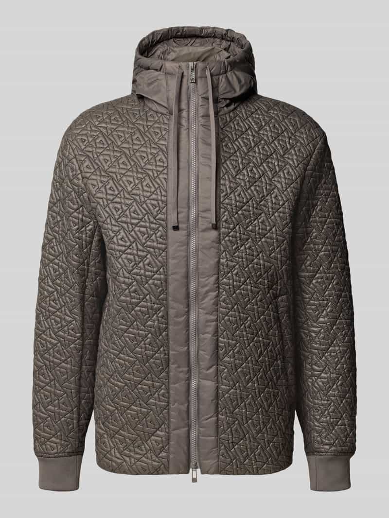 Bluza z zamkiem błyskawicznym dwustronnym i stójką