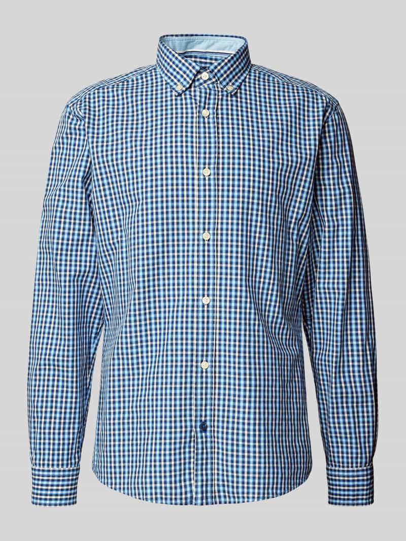 Koszula casualowa o kroju regular fit z kołnierzykiem typu button down