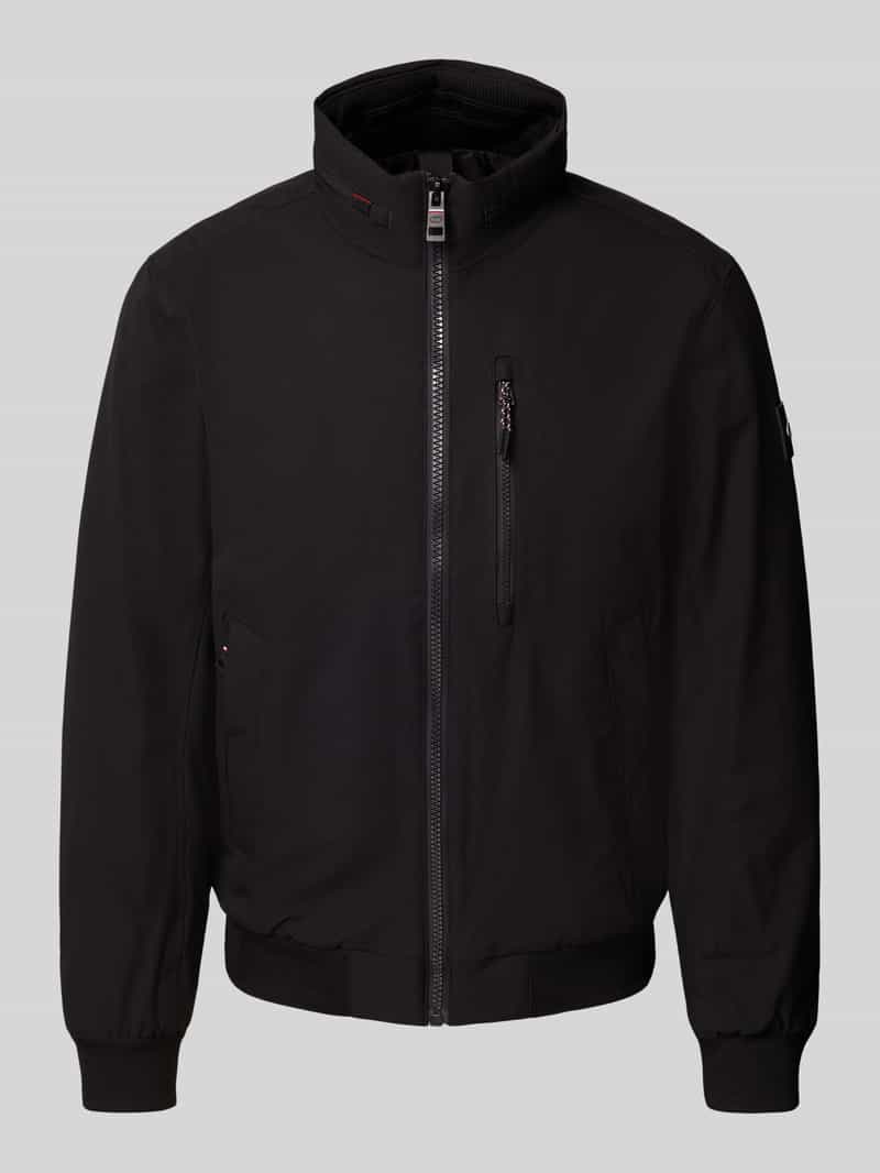 Bluzon o kroju regular fit z kieszeniami zapinanymi na zamek błyskawiczny