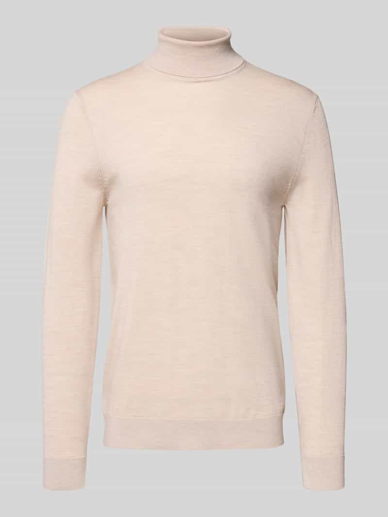 Golf o kroju regular fit z czystej wełny model ‘TRAY’