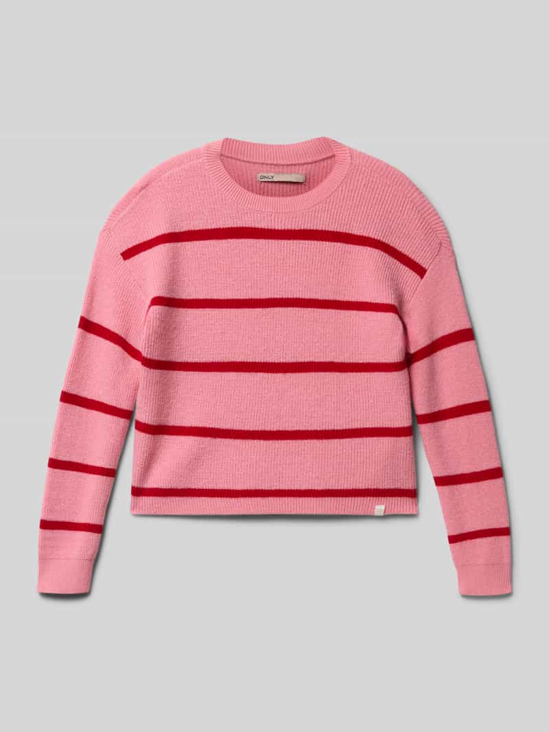 Sweter z dzianiny o kroju regular fit z mieszanki wiskozy model ‘FRANCA’