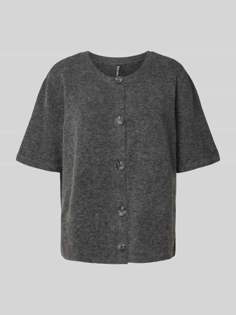 Kurtka z dzianiny o kroju regular fit z krótkim rękawem model ‘JIKO’