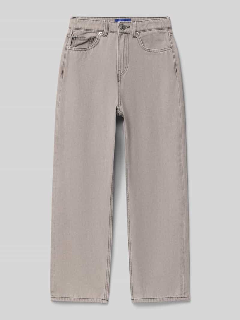 Jeansy o luźnym kroju z mieszanki bawełny model ‘FADE’