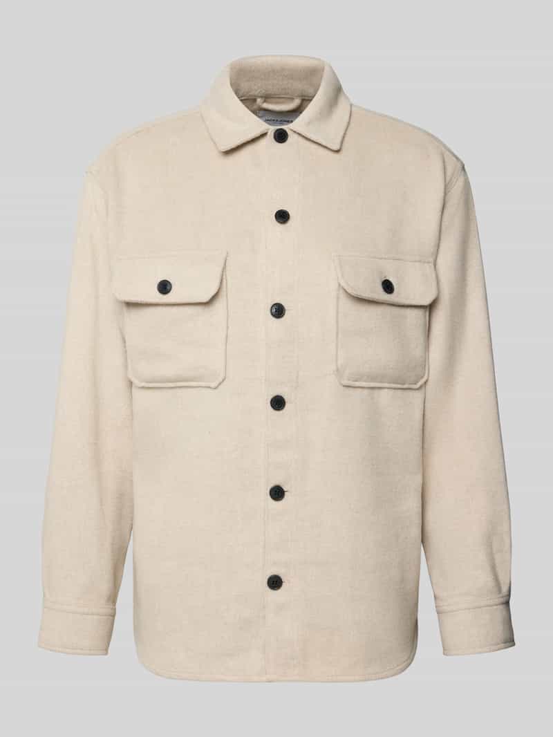 Kurtka koszulowa o kroju regular fit z kieszeniami na piersi model ‘BRADLEY’