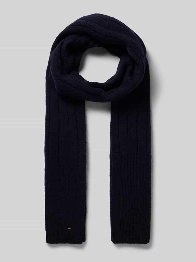 Szal z dodatkiem wełny