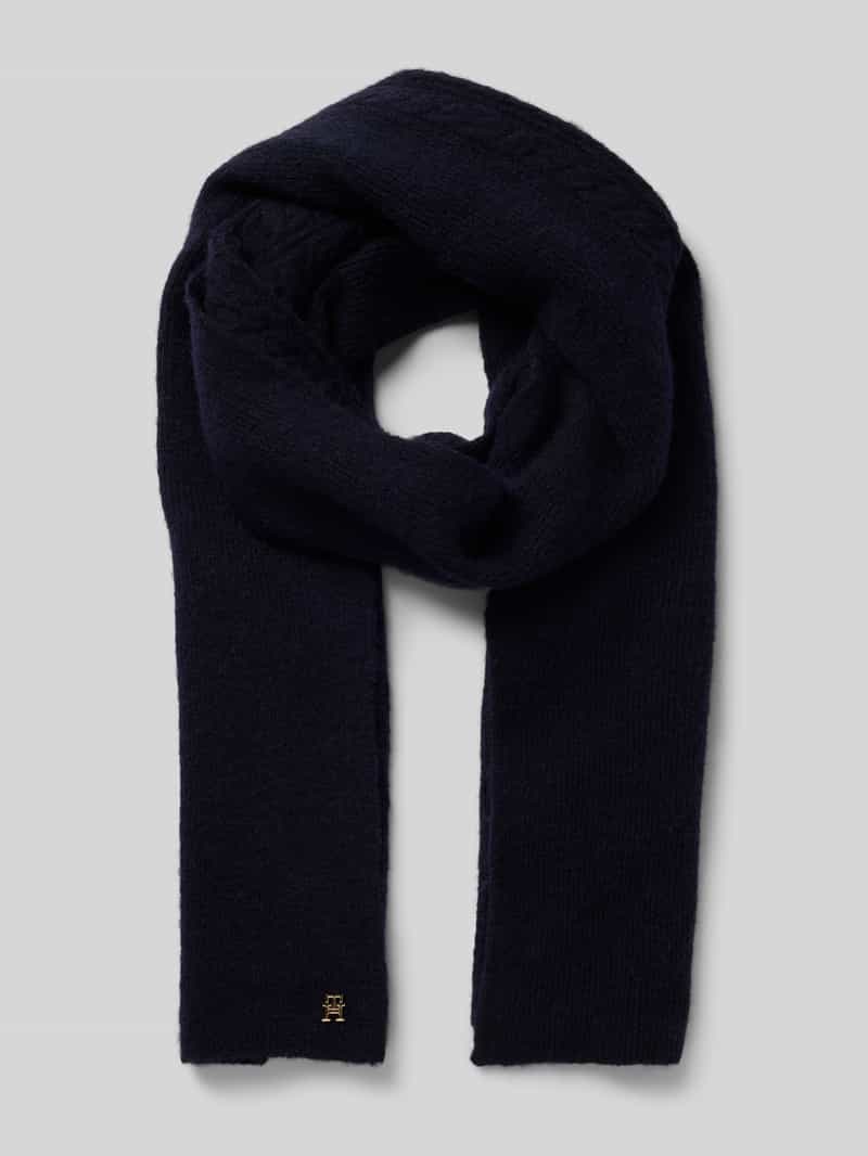 Szal z dodatkiem wełny