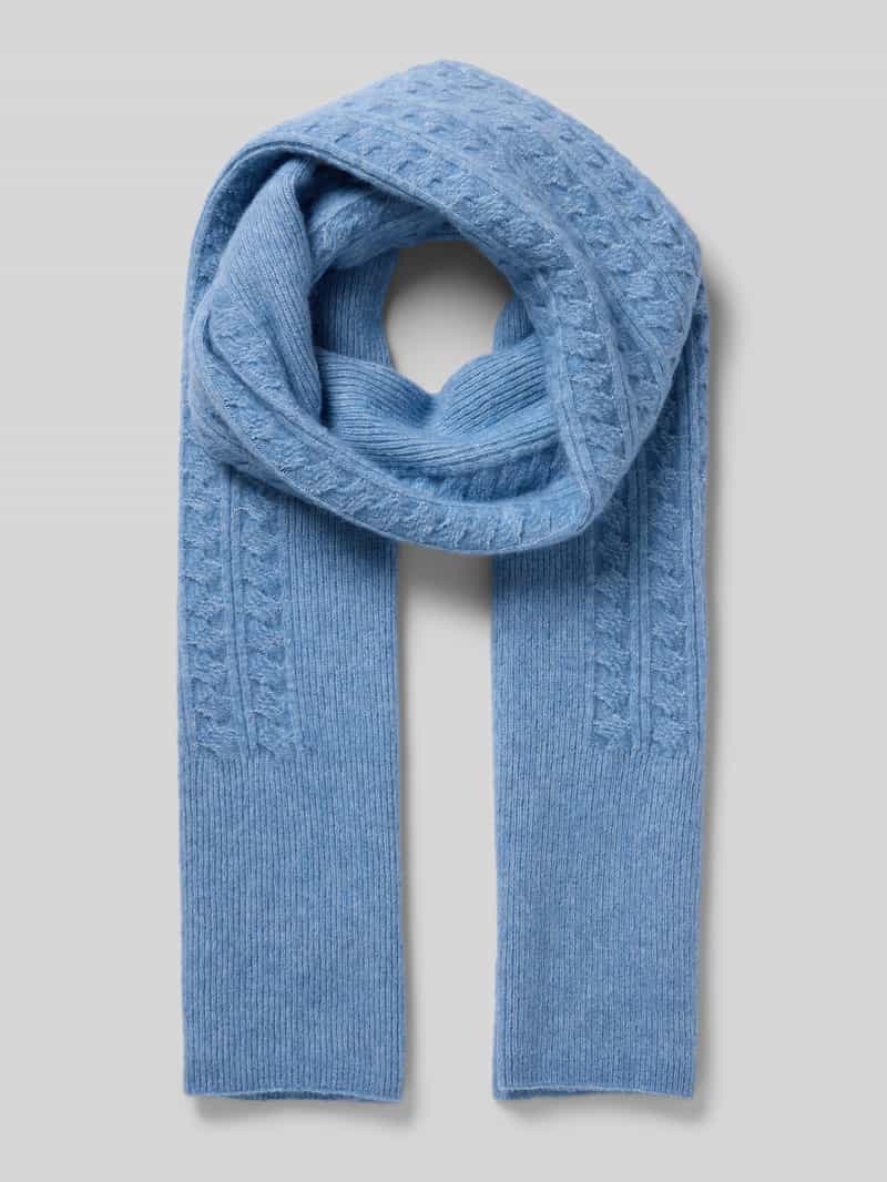 Szal z dodatkiem wełny